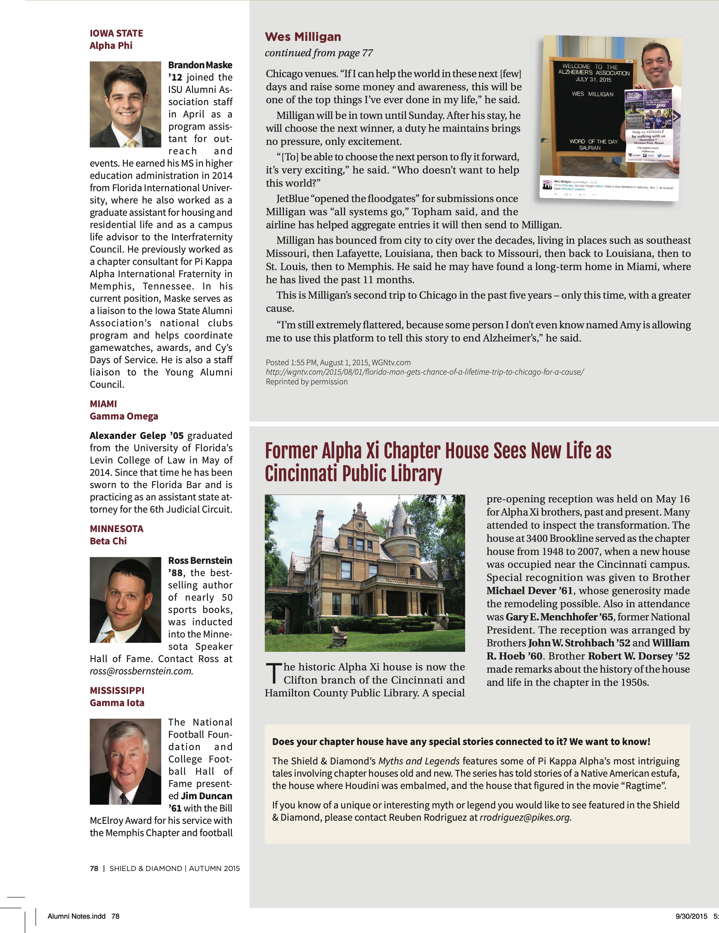 Former Alpha Xi Chapter House Sees New Life as Cincinnati Public Library